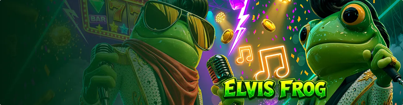 Elvis frog slot Banner 2